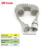Handheld silver Small Bed Chair Shower Head sprayer Nozzle Hair Salon Shampoo washing water hose 2m 3m baby pet Tool Small