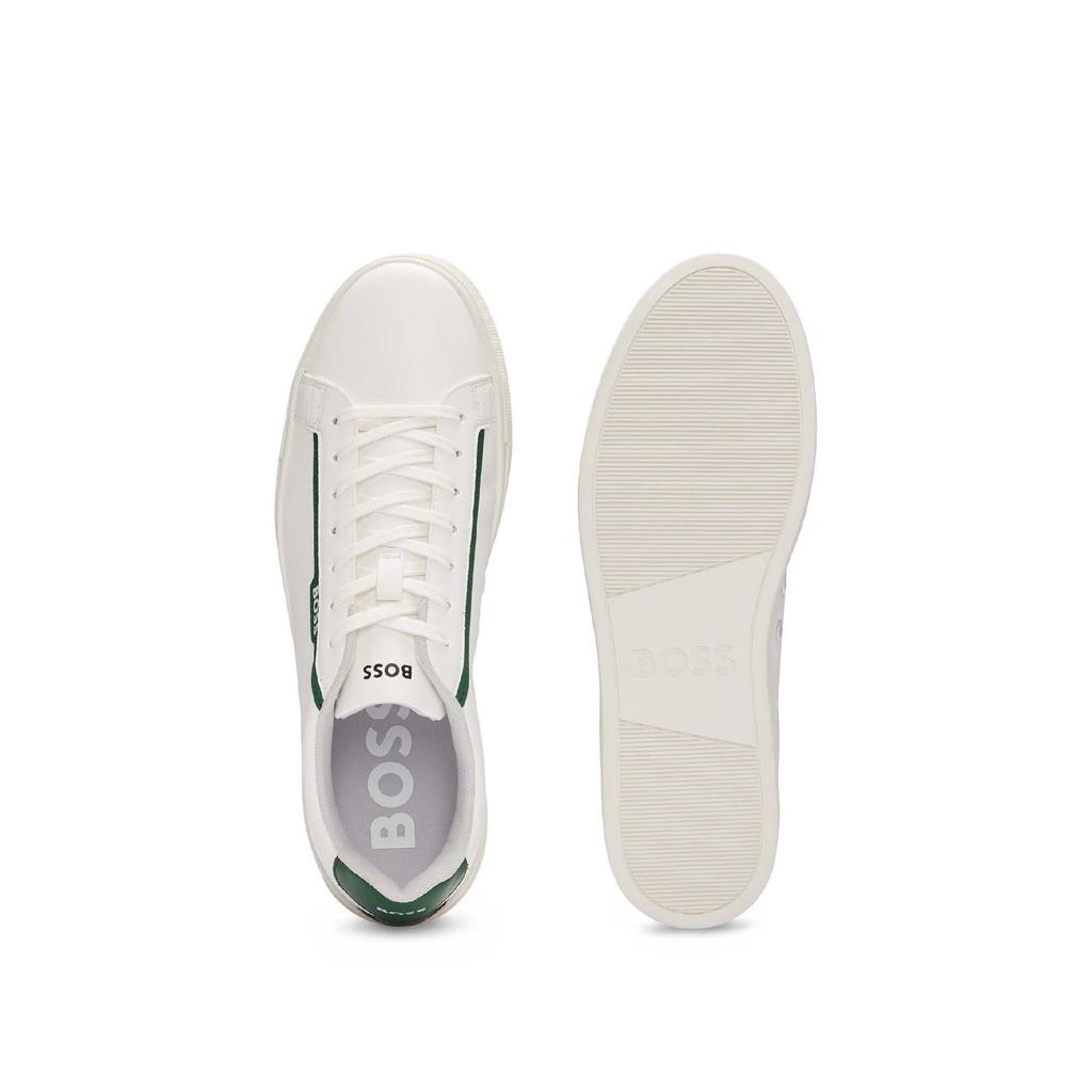 BOSS Mens Rhys Suede Tennis Trainers