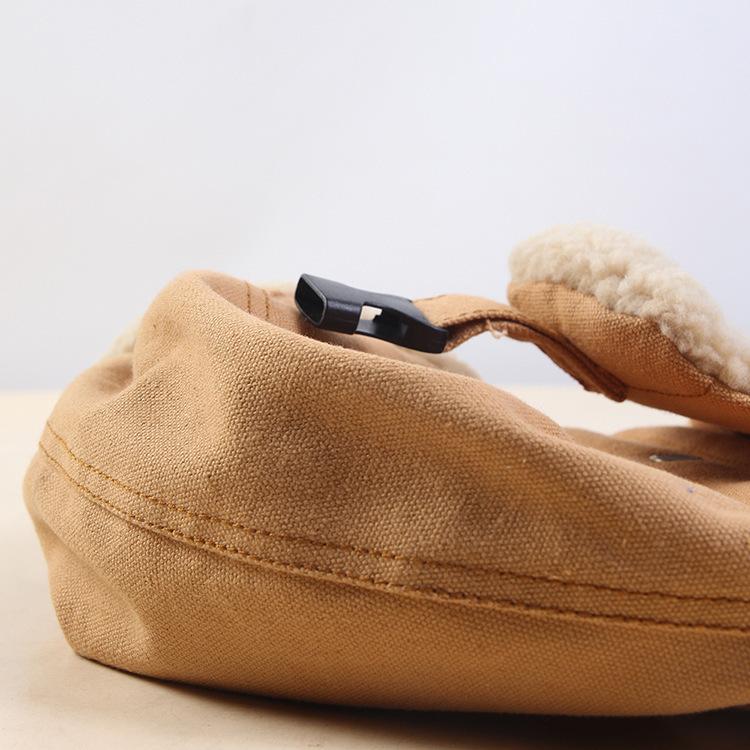 Women's Winter Lei Feng Hat Men's Winter Fleece Lined Thickened Warm Ear Flap Windproof Hat for Cycling Skiing Northeast Winter Hat