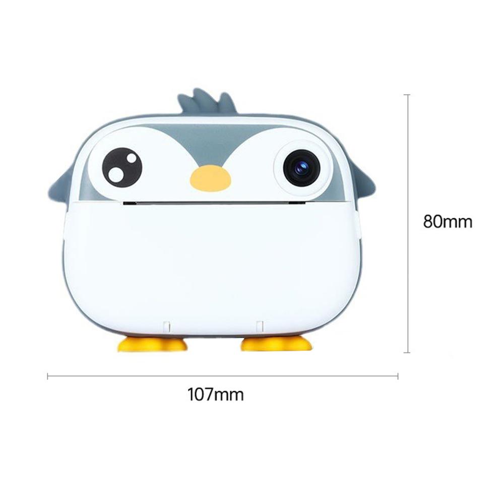 Kids Camera Instant Thermal Printer 2.4 Inch Screen Dual Camera Support Timer Shooting 1080P Video