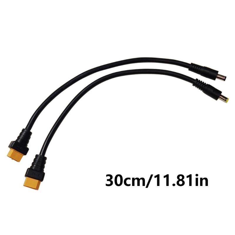 30cm DC5521 to XT60 Connector Cable Male XT60 Connector To DC5525 5521 for Power Supply Extension