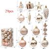 29/36/40pcs Christmas Ball Silver Red Christmas Tree Hanging Pendants Printed Special-shaped Gold Christmas Spheres  New