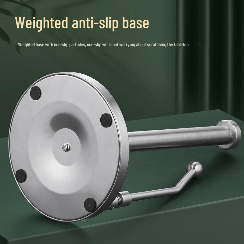 Stainless Steel Vertical Paper Towel Holder for Kitchen, Living Room, or Restaurant