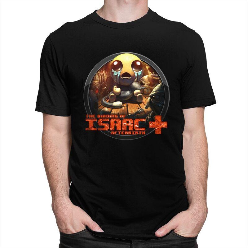 Custom Fashion The Binding Of Isaac T Shirts Men ShortSleeve Tshirts Streetwear Tee Tops Oversized Tshirts Gift