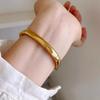 Luxury Ladies' Watch Bracelet-Style Watch Long Oval Shape Elegant Black Gold Women's Stainless Steel Timepiece Gift