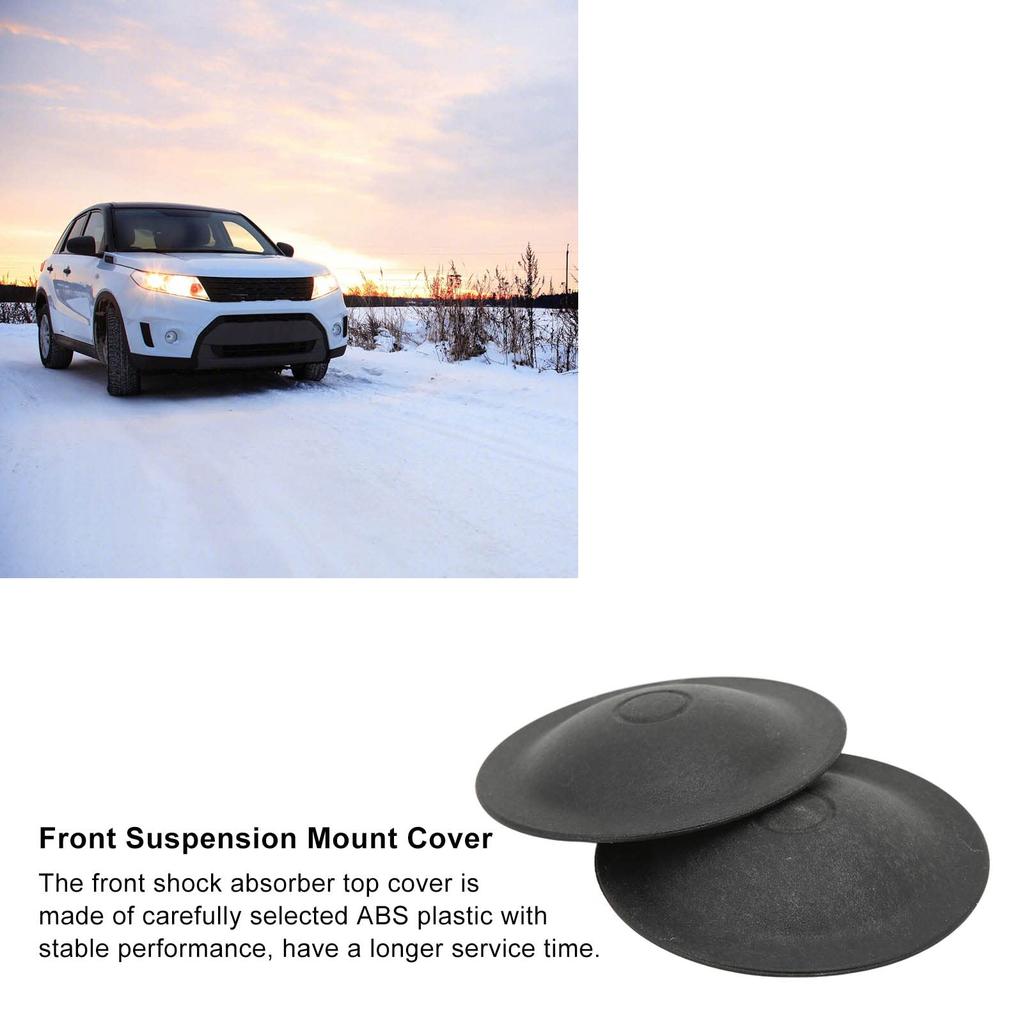 Osłona mocowania przedniego zawieszenia - Qiilu Para Osłona nakrętki górnego mocowania przedniego amortyzatora