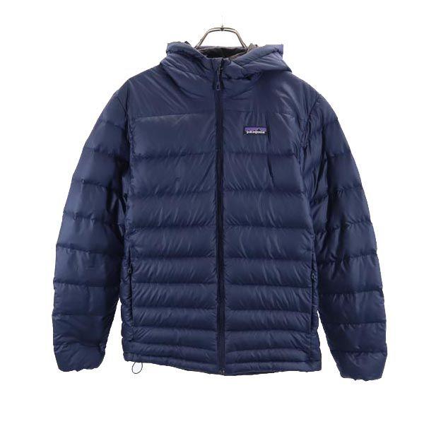 

patagonia Пуховик с высоким пухом, с капюшоном, с длинным рукавом, XS, мужской, б/у