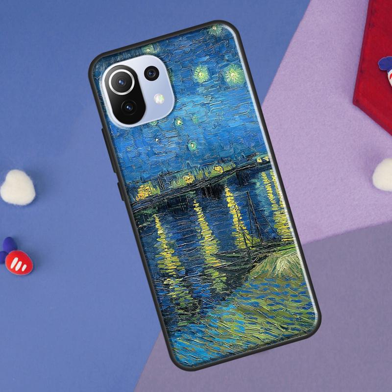 Van Gogh Starry Sky Cover For Xiaomi 14 Ultra 13 11T 12T 13T 14T Pro POCO X6 X7 Pro X3 X5 F3 F5 F6 M6 Pro Case