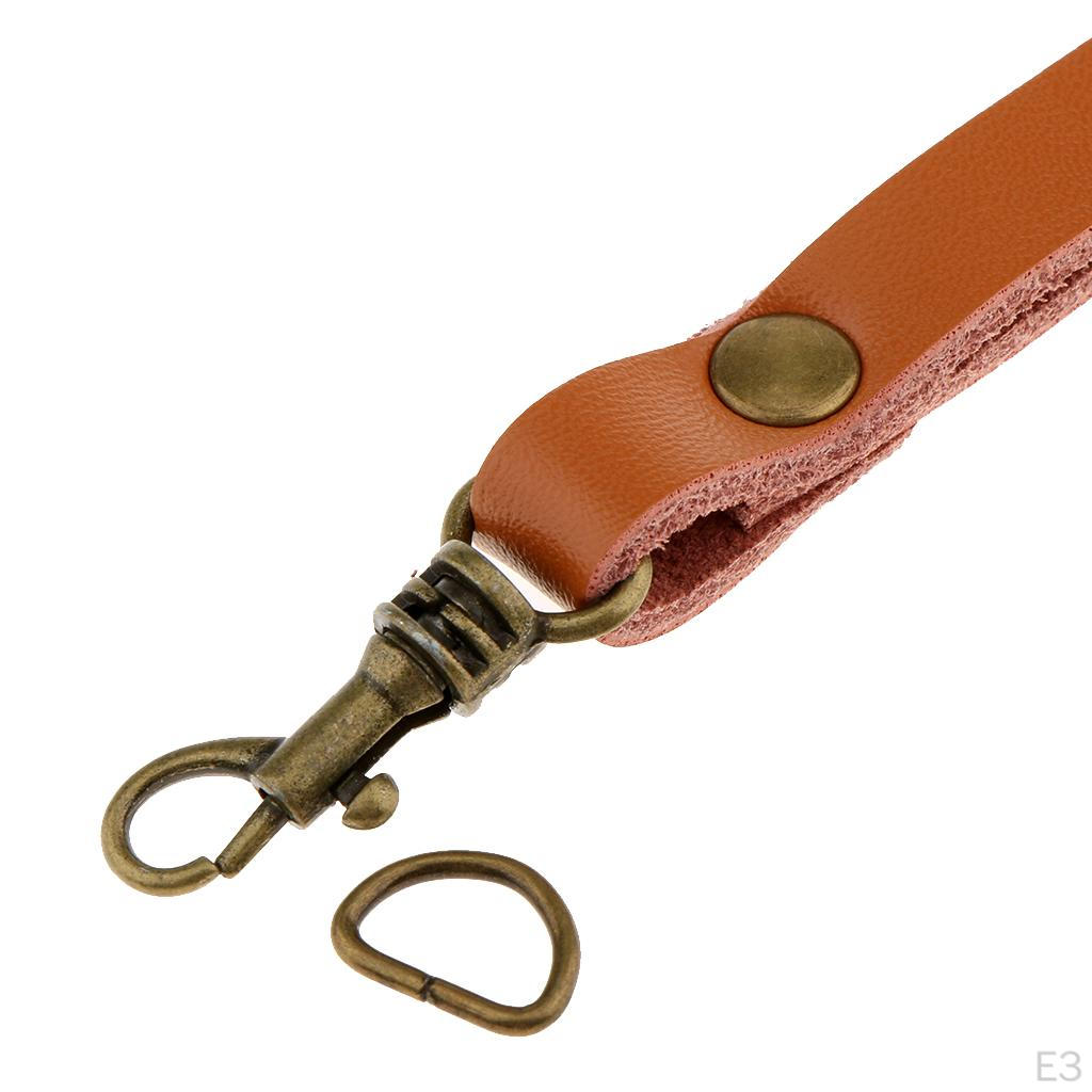 Leather Wristlet Wrist Bag Strap Replacement For Clutch Purse Handbag Wallet DIY Hardware