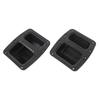 2pcs Speaker Handle Replacement Speaker Carry Grasp Thick ABS for Large Stage Speakers Cabinets Tool