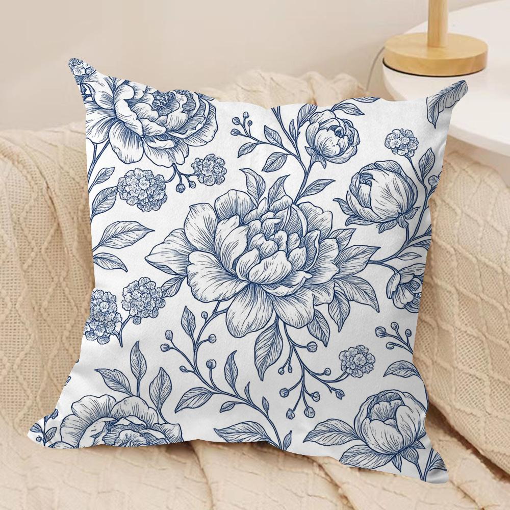 Bohemian Style Texture Cushion Cover Short plush Doublesided Print Square Throw Pillow Covers Sofa Home Cushion Decor
