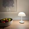 Slim Waist Mushroom Table Lamp: Dimmable, Eye-Protective Night Light for Bedroom and Living Room, European Style.