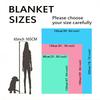 1pc Michael Jackson Performance Flannel Blanket,Ultra Soft Warm Plush Throw for Home Bedroom Bed Sofa Cover Camping Picnic gift Y72411