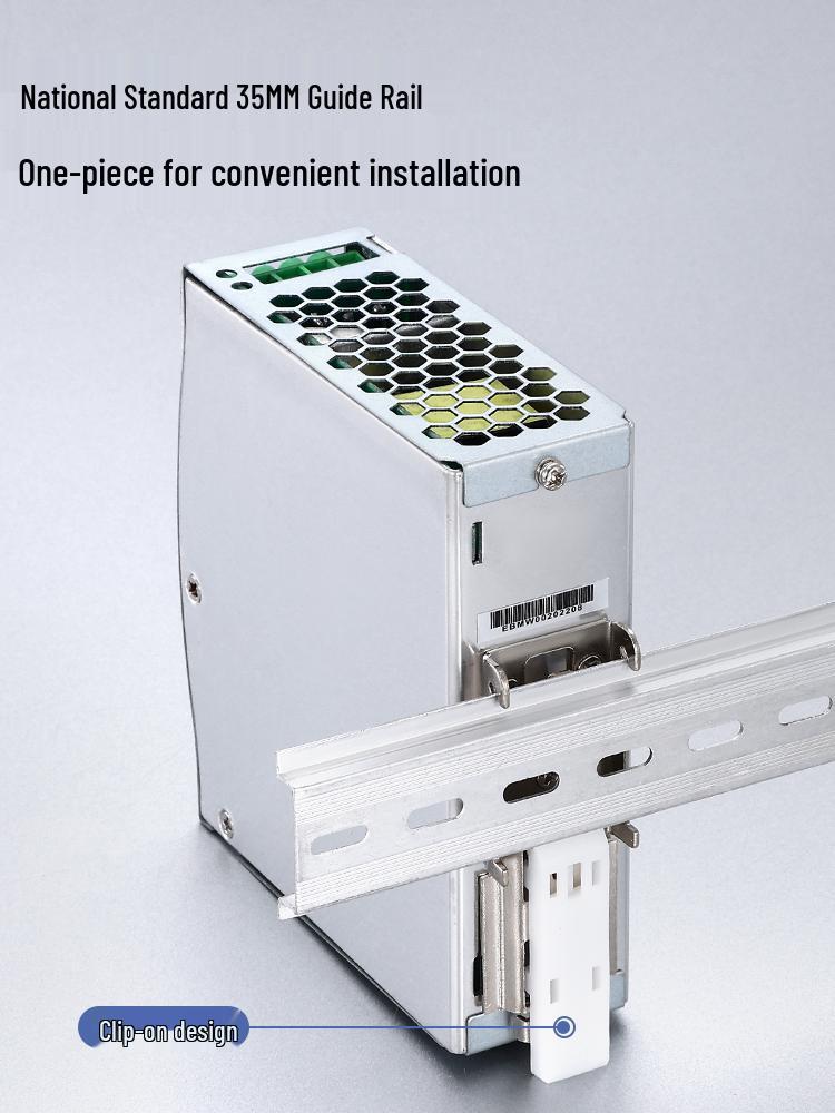EDR-120-24 DIN Rail Power Supply 12/48V DC, 75/150/240/480W NDR Options