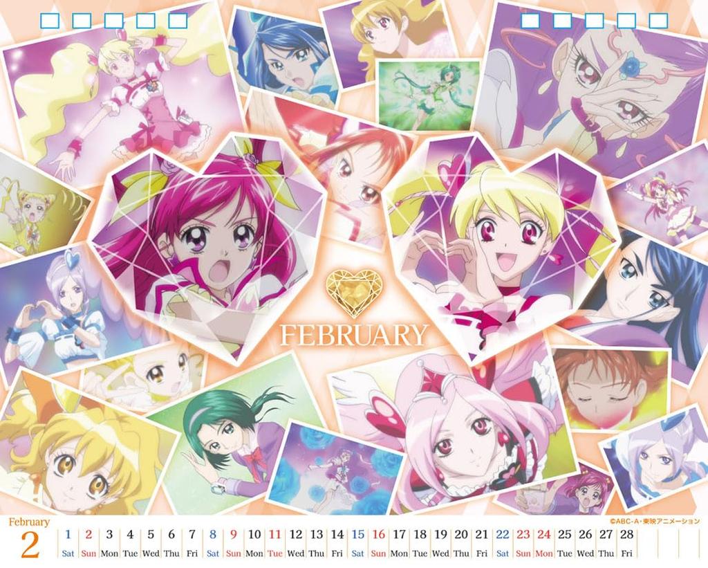 Toei Animation 2025 PreCure All Stars Desk Calendar CL-018