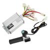 36V1000W Brush E Bike Controller and Multifunction Thumb Throttle Grip Set with Lock Electric Quantity Display