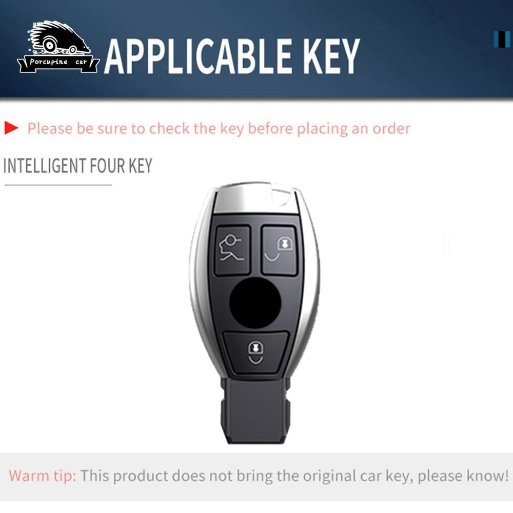 Zinc Alloy Car Key Case Cover For Mercedes Benz Accessories A B C G Class Glk W204 Gla W203 W210 W211 W124 Keychain