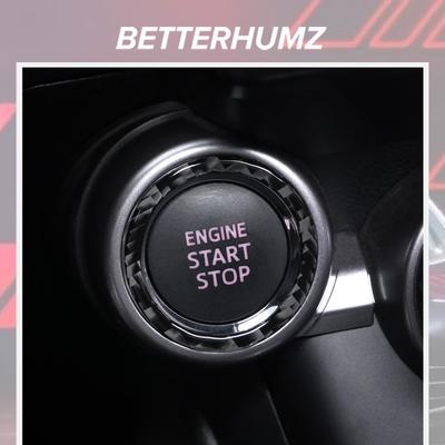 Carbon Fiber For Subaru BRZ/Toyota GR86 - Engine Start Stop Switch Button Ring Panel Trim Stickers Car Interior Accessories