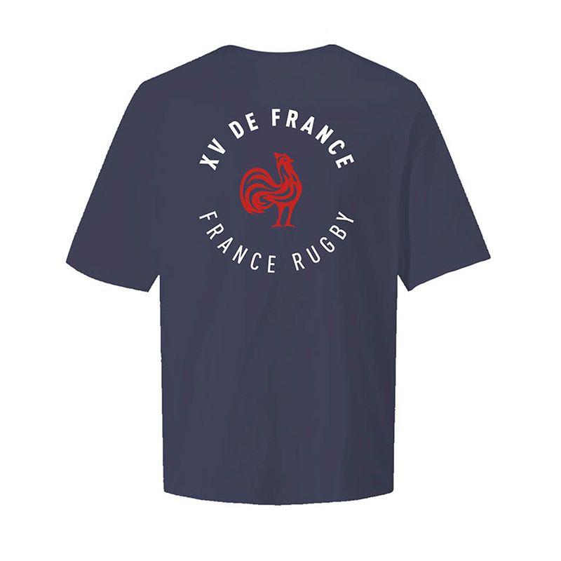 Men's Short-sleeved Cotton France Rugby T-shirt JACK & JONES