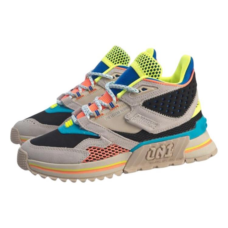 New LiNing 001 T1000 Winter Mid Top Running Shoes Women's Bellflower Gray AGLP094-4