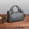 Johnature Borsa da donna in morbida pelle di moda Borse a tracolla a tracolla di grande capacità Borsa di lusso Borsa casual in tinta unita