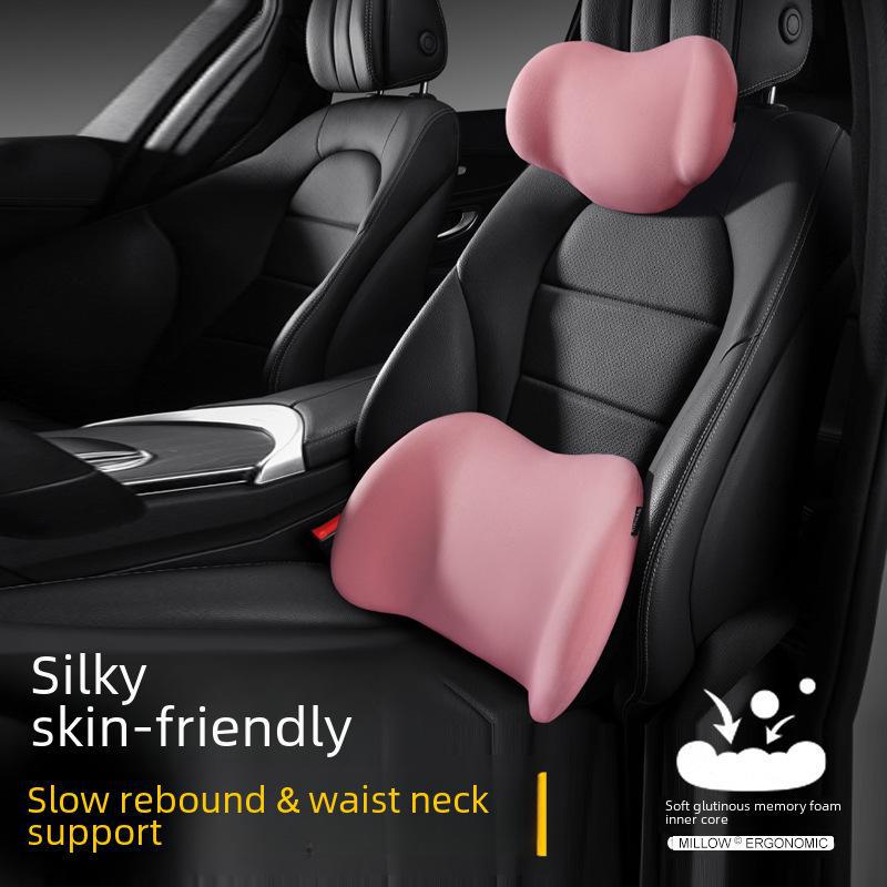 Premium Auto Memory-Schaum Lendenkissen & Nackenkissen Set