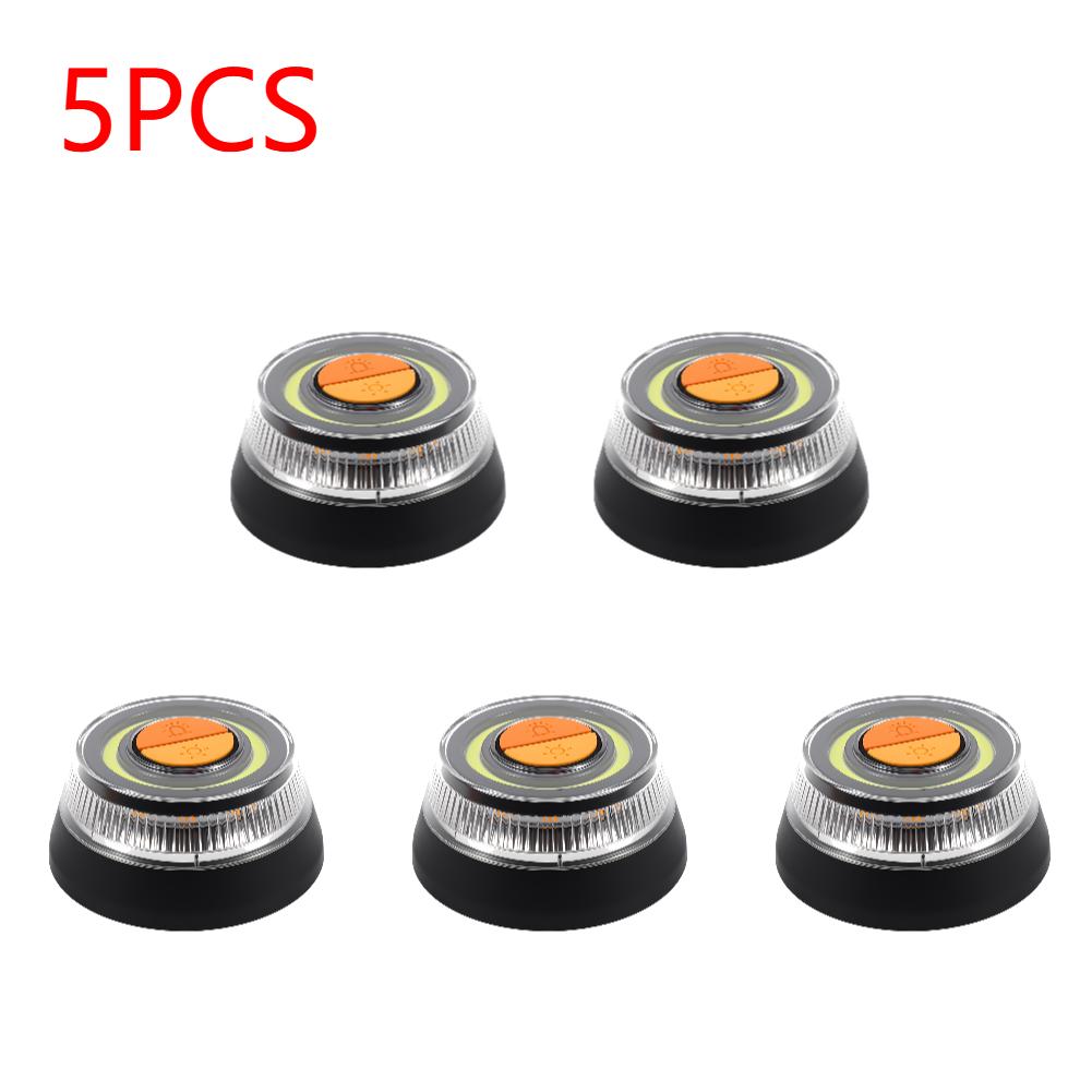 1-5Pcs Car Emergency Beacon Light With 2 Light Modes High Brightness Roof Warning Light Safety Signal Lamp Strobe Flashing Lamp