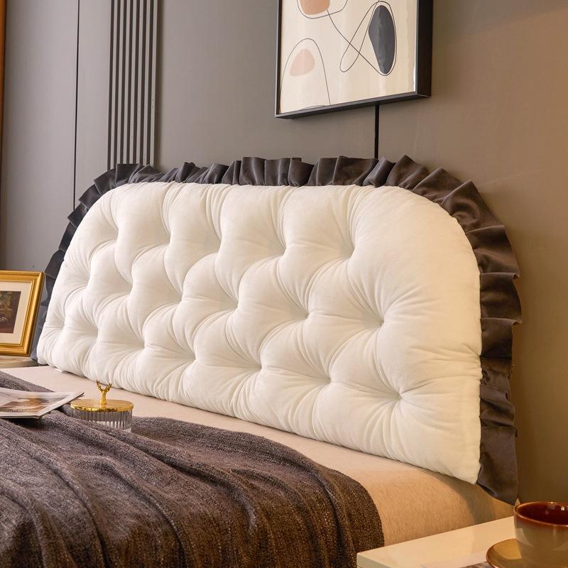 Premium bedside cushion bedroom double bed pillow tatami soft bag backrest anti-collision cushion