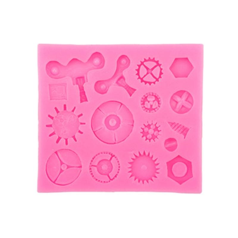 

Steampunk Clocks Gear Sugar Mold Fondant Cake Food Grade Silicone Mould Baking Tools Sugar Mold Chocolate Fondant Mold 1