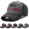 Retro Trendy Baseball Cap Men's Cap Letter European and American Hat Women's New Washed Denim Spring and Summer Sun Hat Old