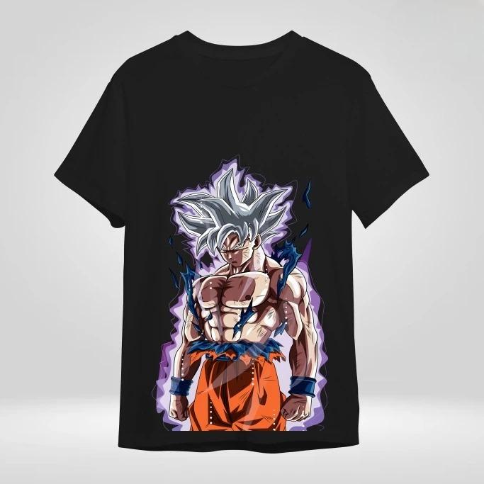 

Unisex American Retro Tshirt Dragon Ball Sun Wukong Janpanese Anime Summer Streetwear Fashion Men Women Children Tee S