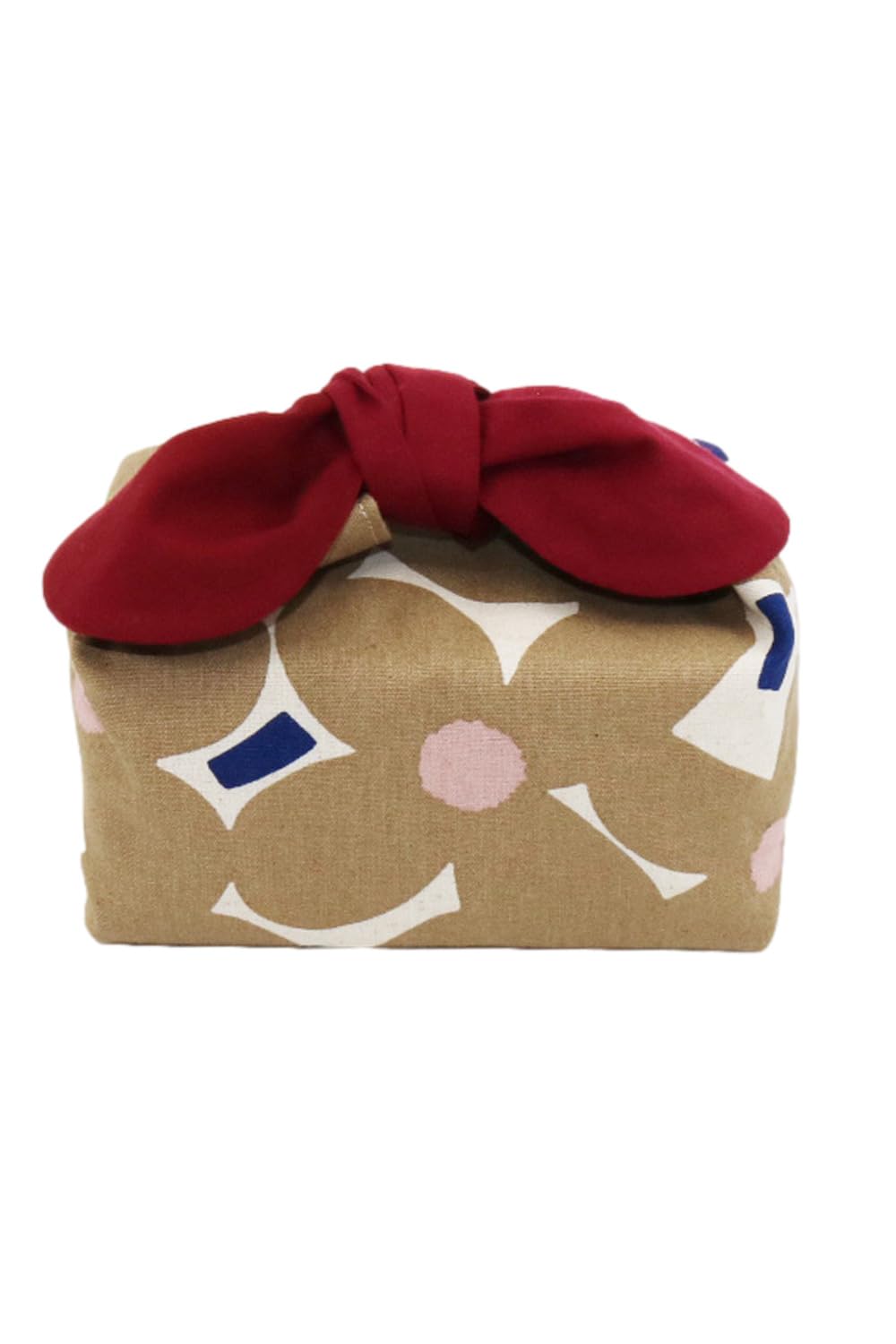 Insulated Lunch No Azuma Japanese Pattern x Dark Bag Drawstring Tie-type Bag Ribbon Yomogi Red 4200₽