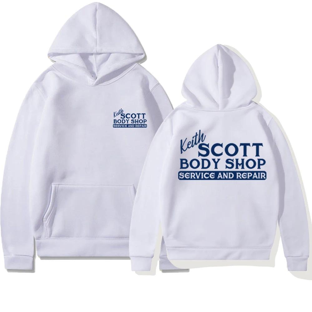 Keith Scott Kaporta TV Şovu Sıcak Kapüşonlular One Tree Hill Kapüşonlular Sweatshirtler Baskılı Lucas Nathan Scott Kapüşonlular