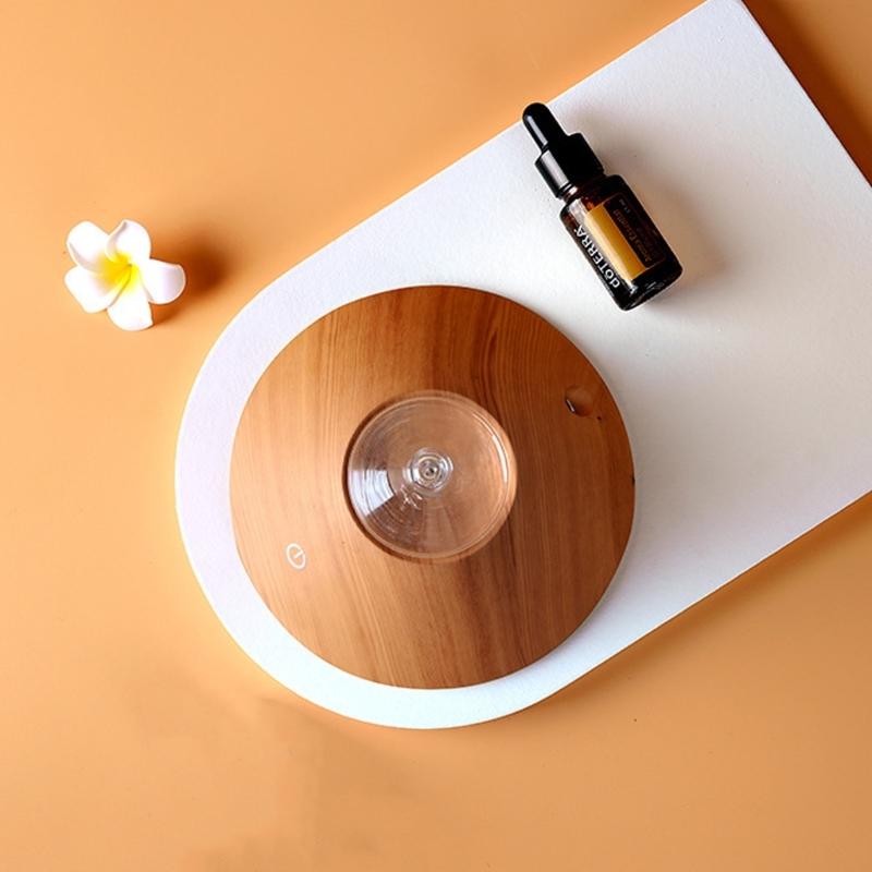 Luxurious Aromas Diffuser in Solid Wood and Glass Essential Diffuser Perfect for Creating Scented Ambiances for Home