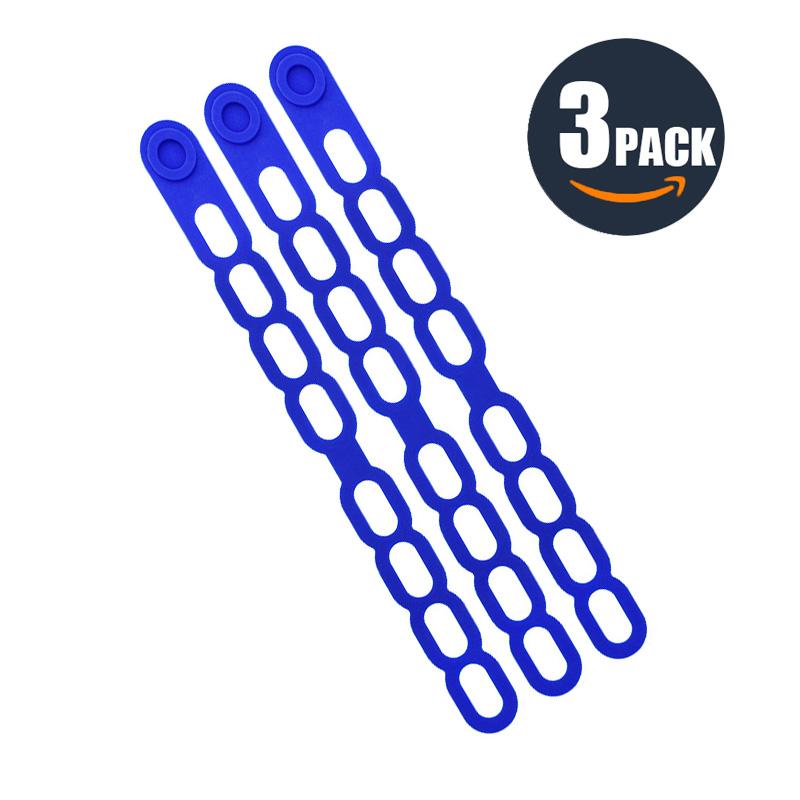 3Pcs Silicone Pot Lid Elastic Band Reusable Lunch Box Strap Holder Suitable Universal Clay Pots Curtains Bowls Latch Strap Ties