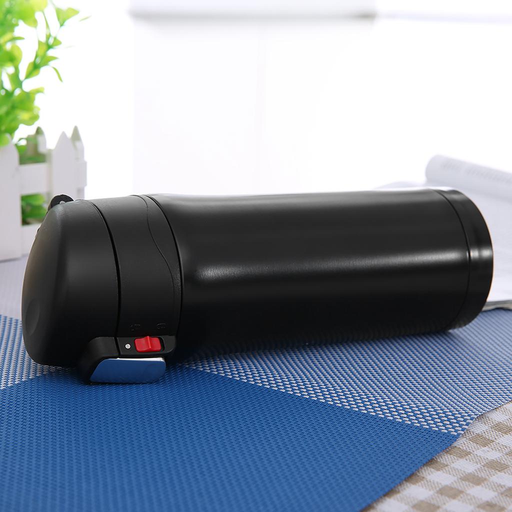 Rozsdamentes Acél Vákuumos Termosz Szigetelt Vizes Palack Utazóbögre Kávé Teáscsésze 350ml