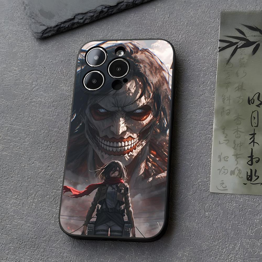 

A-Атака Титанов Микаса Чехол Для Телефона Funda Для Iphone 13 17 16 11 15ProMax 14 12 Pro Xs Max Mini Xr X 7 8 6 6s Plus Чехлы iPhone17 Air