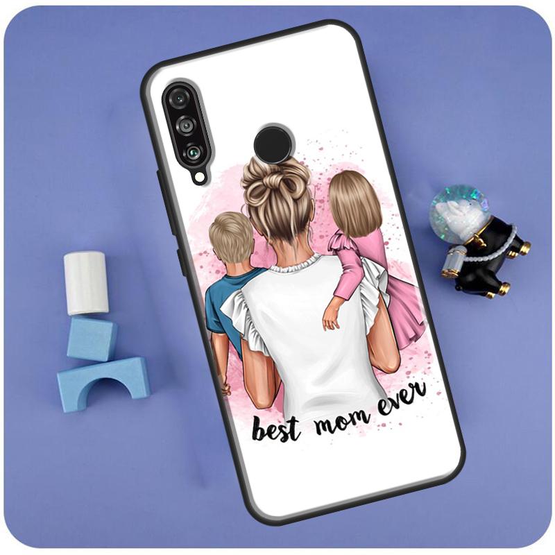 Baby Mom Daughter Girl Son Dad For Huawei Nova Y60 Y61 Y70 Y72 Y73 Y90 Y91 12i 11i 3i 7i 8i 9 10 SE P20 P40 P30 Lite Case