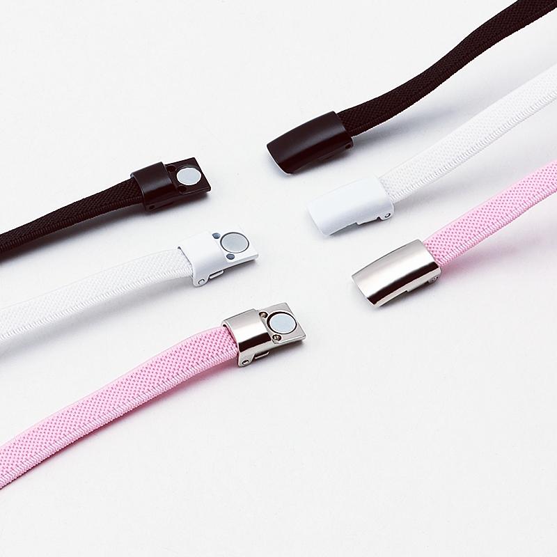 2 Paar Neue Magnetische Schnürsenkel Ohne Binden Elastische Schnürsenkel Sneaker Keine Schnürsenkel zum Binden Kinder Erwachsene Breite Schnürsenkel Schuhzubehör