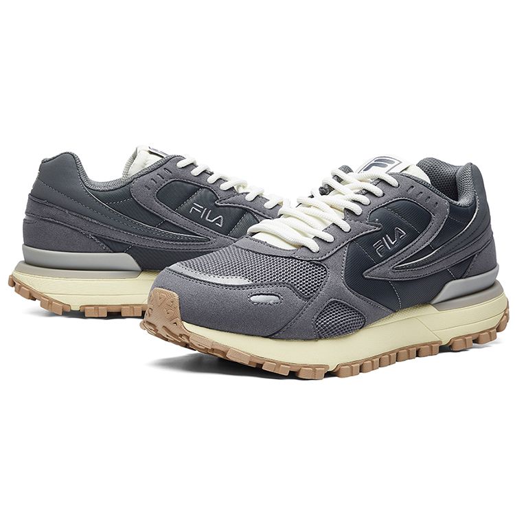 Fila Men's Culaccino Light Gray Low Top Retro Casual Sneakers F12M031123FQS