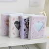 3-Inch Kpop Photocards Holder Mini Hollow Heart Photo Album Binder Idol Card Collect Book Korea Style Picture Protector