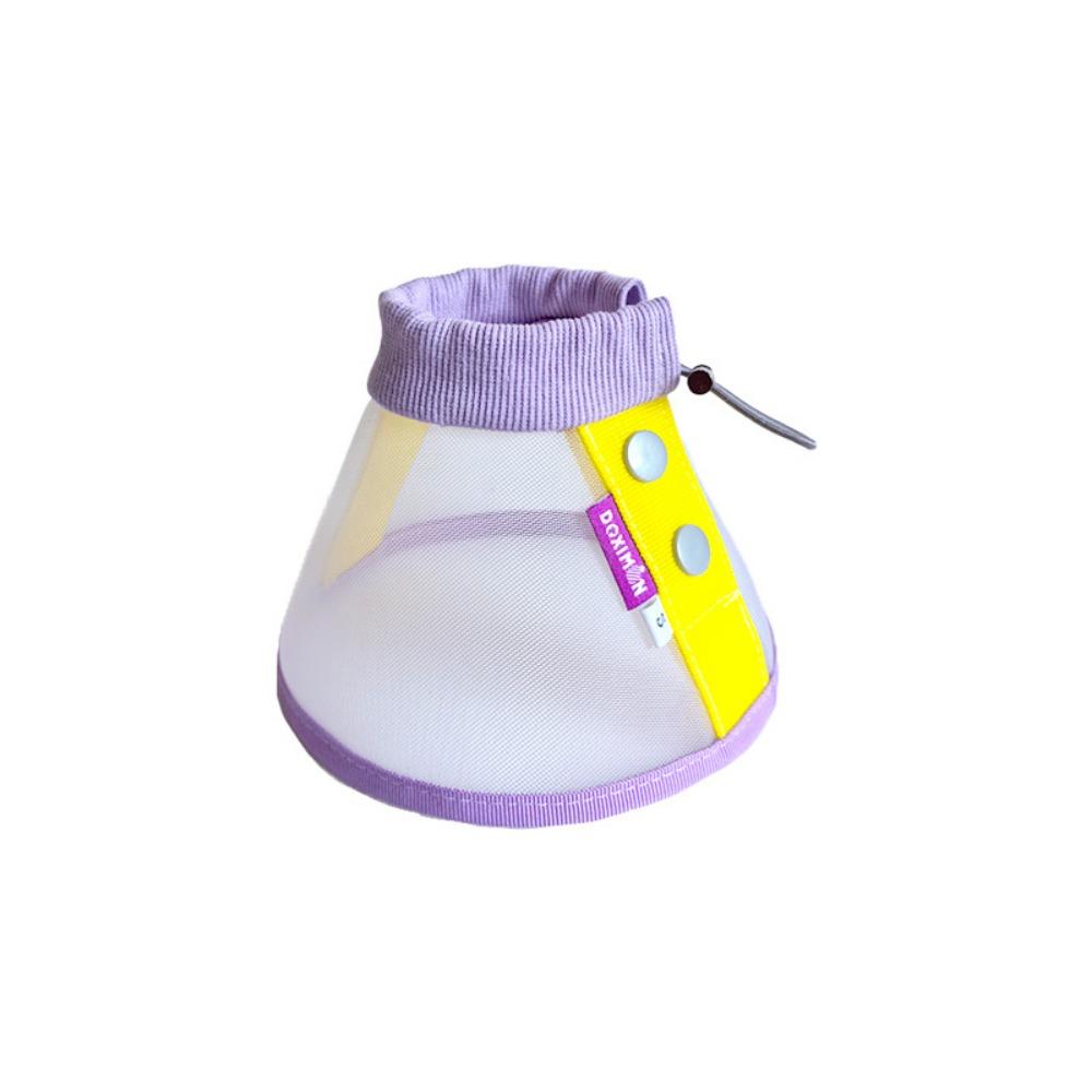 Breathable Pet Neck Cone Anti-Bite Cat Neck Protective Circle Dog Protective Head Cover  Pet Care