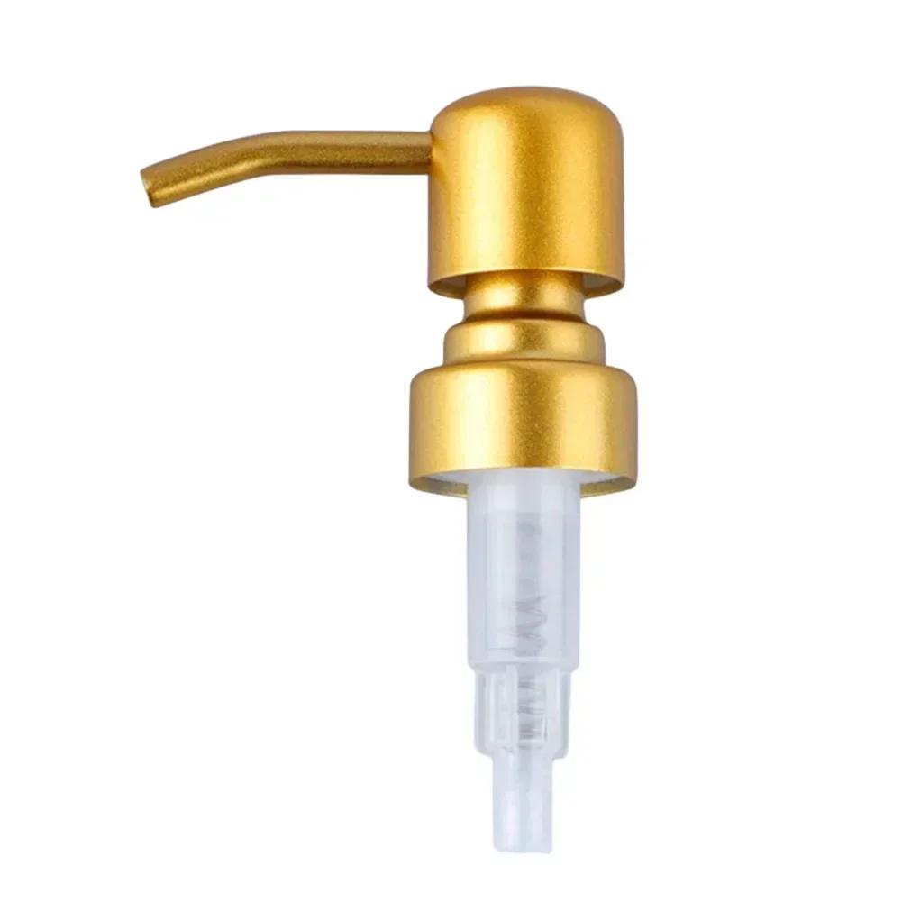 Soap Pump Head Press Type Lotion Pump Head 28/400 Thread Stainless Steel Press Head Bathroom Kitchen Soap Dispenser Head
