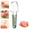 Kitchen 3-in-1 watermelon popsicle cutting tool, stainless steel fruit clip, digging block, multifunctional household fruit divider