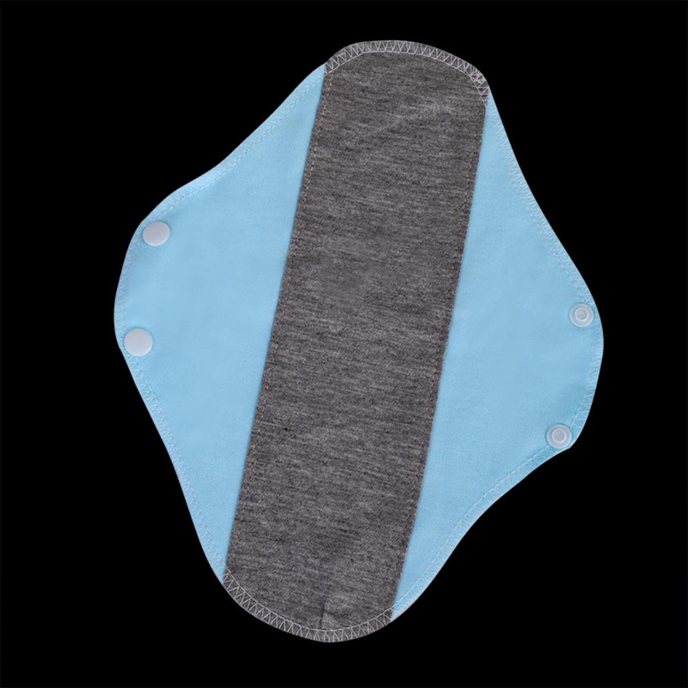 

1PCS Adult Washable Cotton Pad Soft Comfortable Breathable Water Absorbing Anti-leakage Graphene Antibacterial Bacteriostatic Underpants Pad 1PC синій