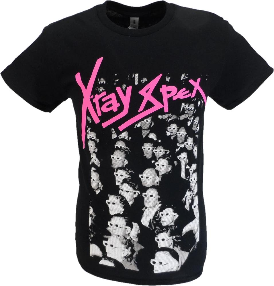 Unisexs Black Official X Ray Spex Crowd Shot T Shirt S