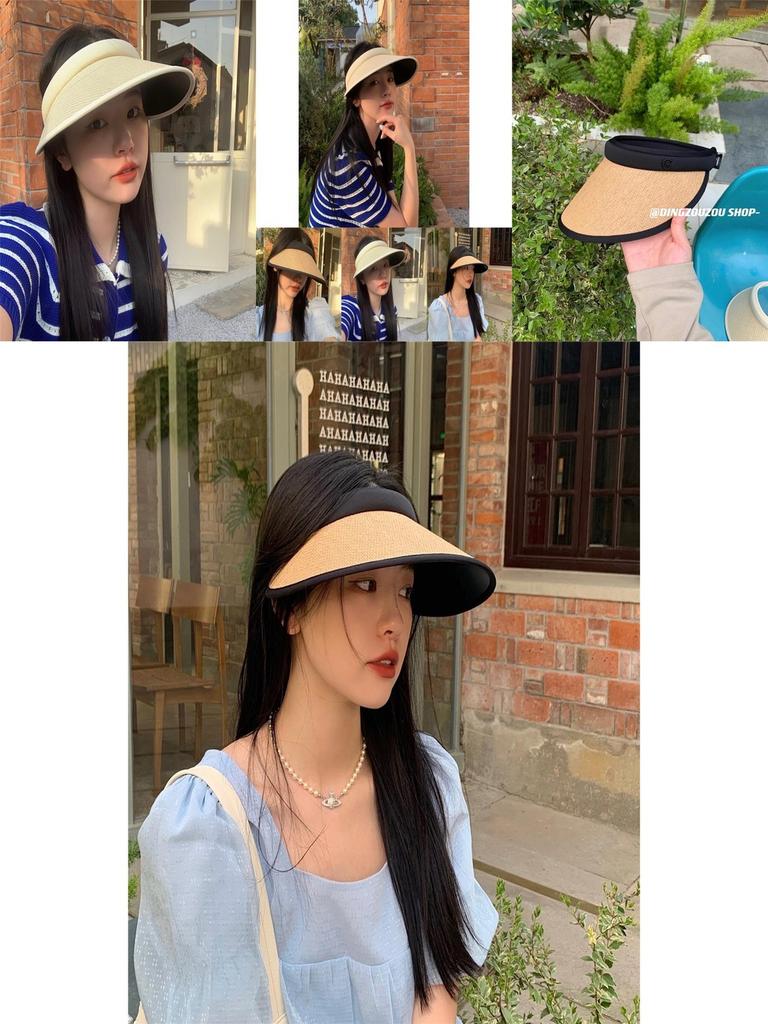 Classic Wide-brim Women's Straw Hat Ideal For Sun Protection And Outdoor Activities