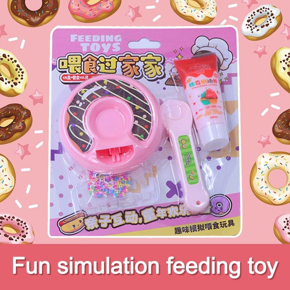 Japanese Pudding Feeding Toy Simulation Cream Play House Toys Kawaii Role Play Toy Early Education