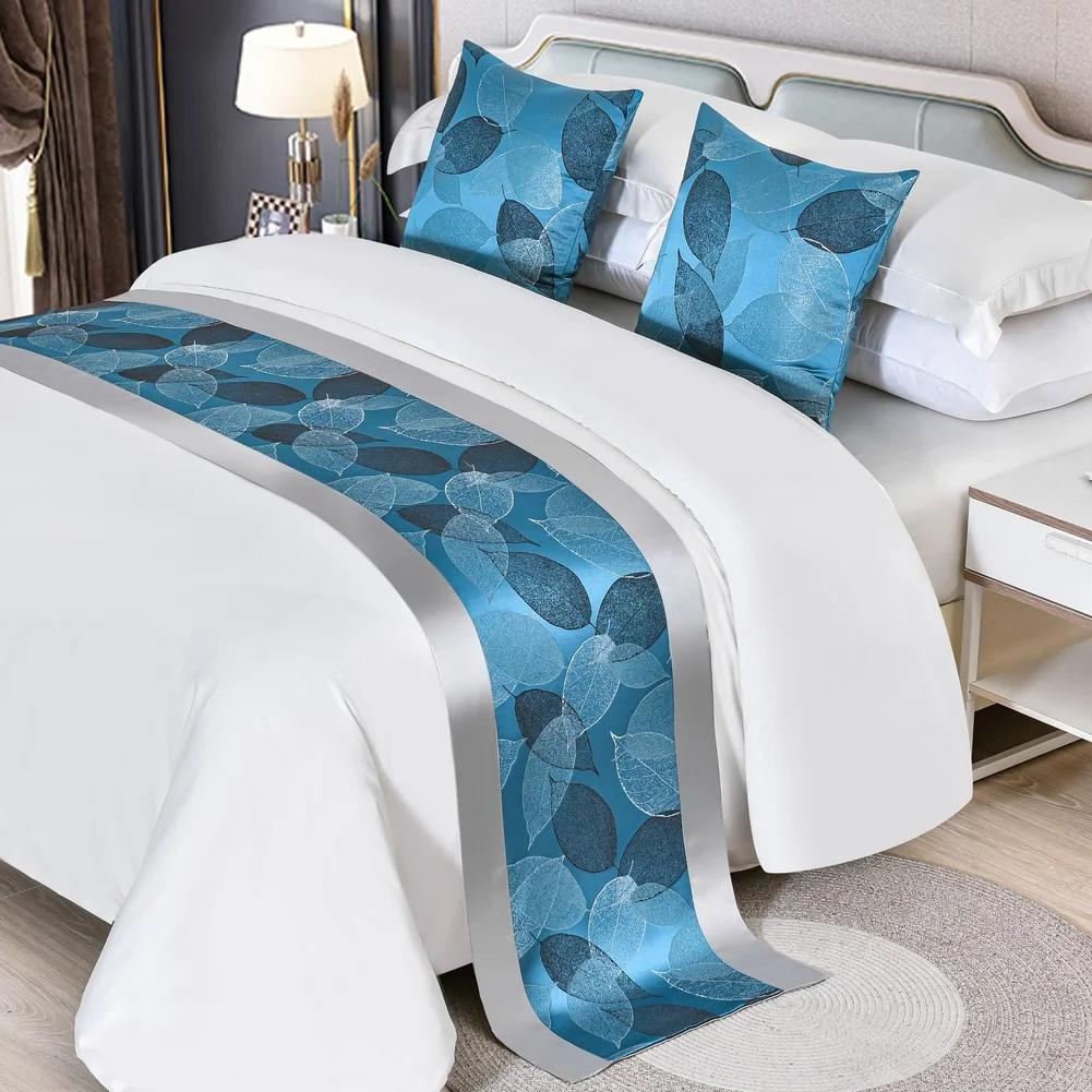 Luxury Floral Bedspreads Bed Runner Throw Bedding Single Queen King Bed Cover Towel Home Hotel Decorations