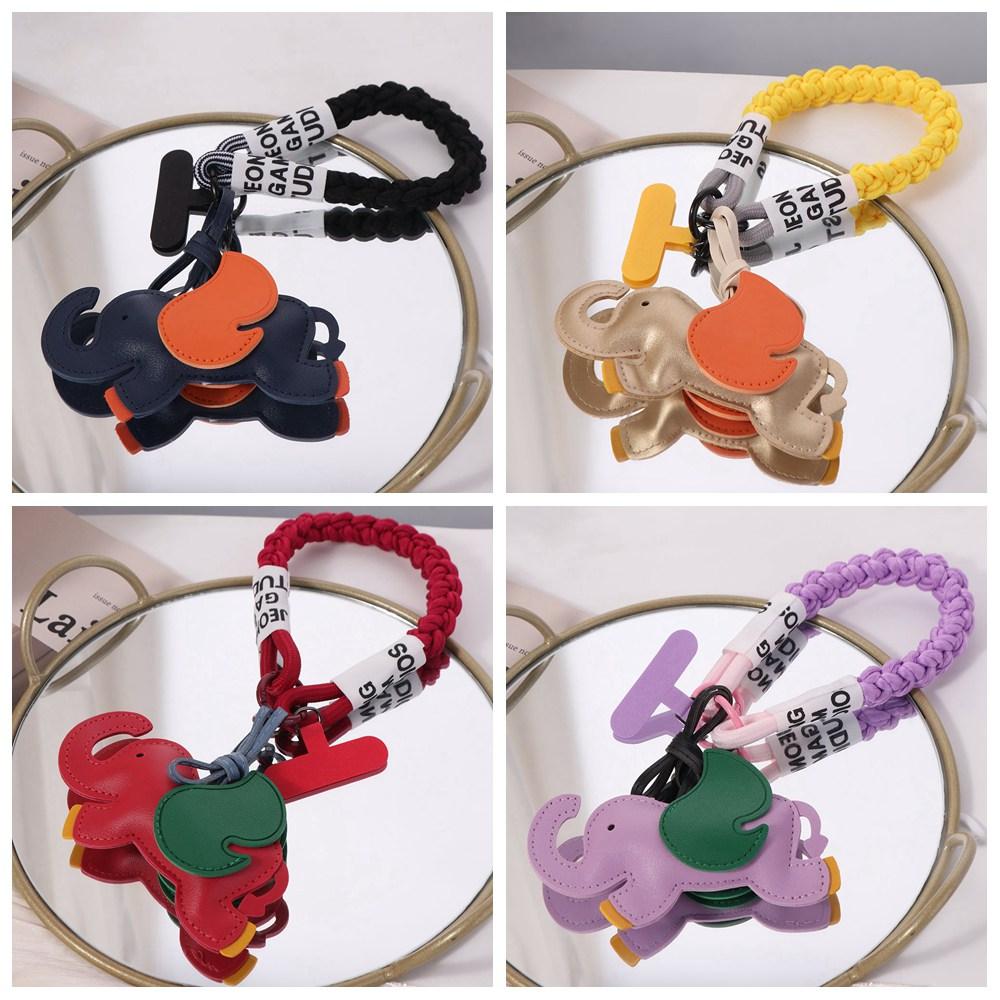 PU Leather Leather Keychain Flying Wings Bag Charm Trendy Key Chain Holder  For Women